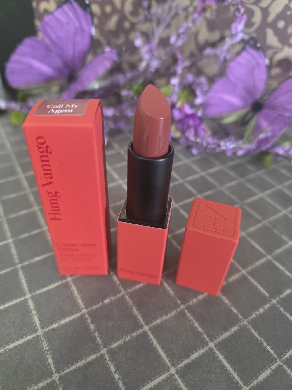 Creamy Matte Lipstick - Call My Agent (Warm Brown-Red) by Hung Vanngo